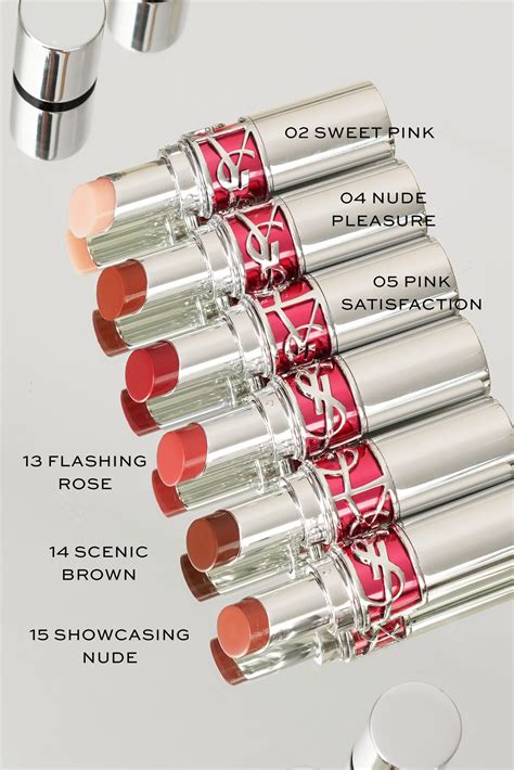 YSL Sweet Pink (02) Candy Glaze Lip Gloss Stick Product Info